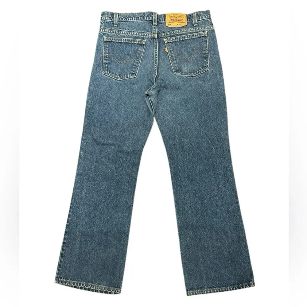 Vintage Levi’s 517 Orange Tab Jeans Men's Size 36 x 30